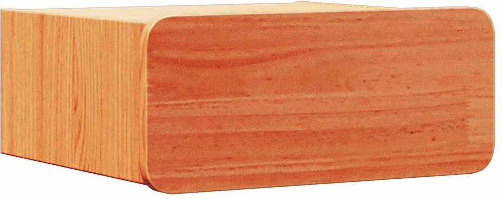 vidaXL Noptieră Maroniu cerat 39 x 34 x 16,5 cm Lemn masiv de pin