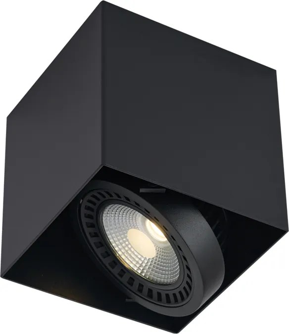 Spot modern negru montat la suprafață, cu LED inclus, cu dimmer - Dionysos