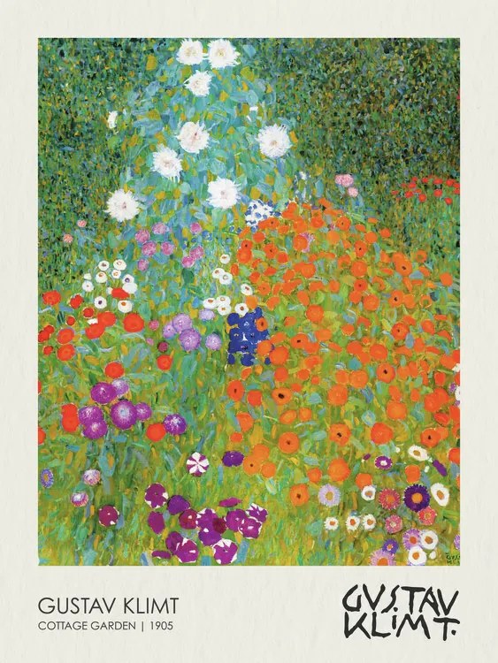 Reproducere Cottage Garden (1905), Gustav Klimt