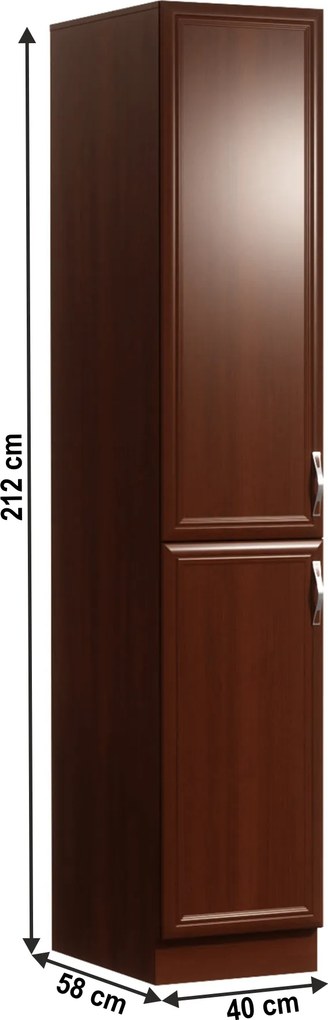 Dulap pentru produse alimentare D40SP, nuc Milano, stânga, SICILIA