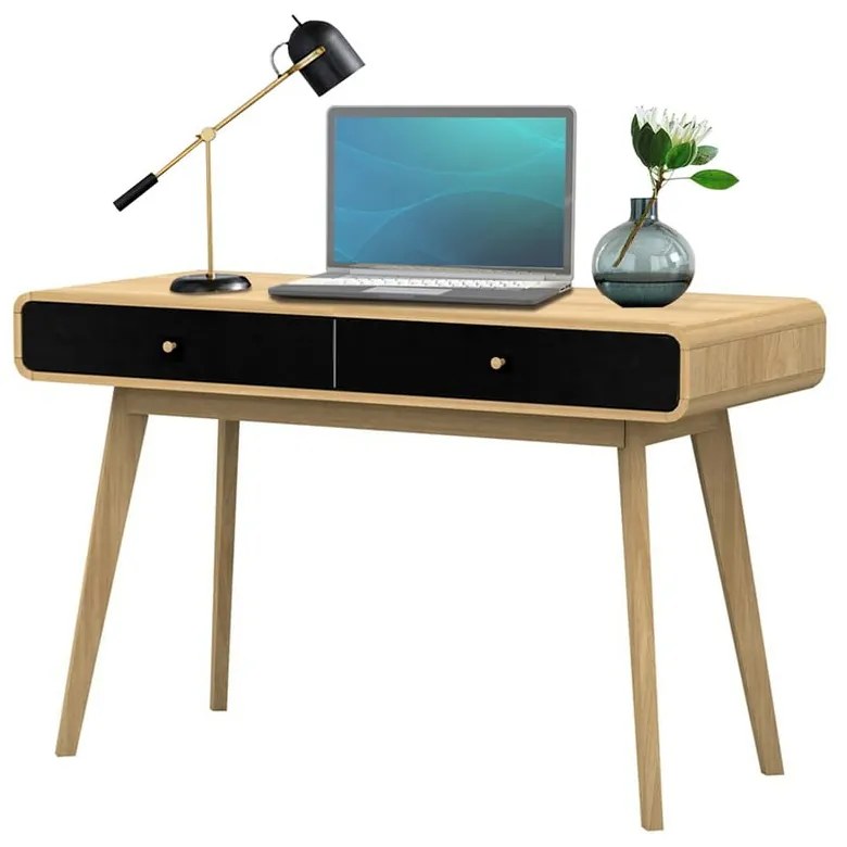 Birou cu aspect de lemn de stejar 50x120 cm Cassie - Støraa