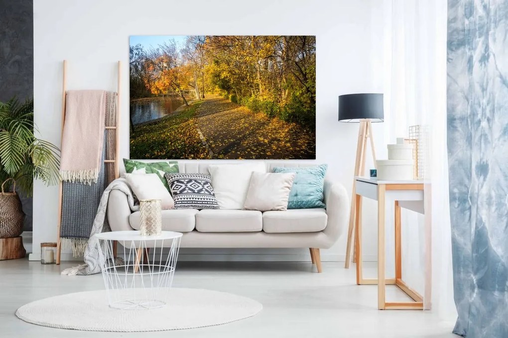 Tablou Parcul Crang toamna - 90x60cm