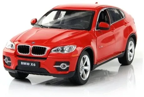 Masina macheta Die Cast 1:24 BMW X6, Rosu, 41500