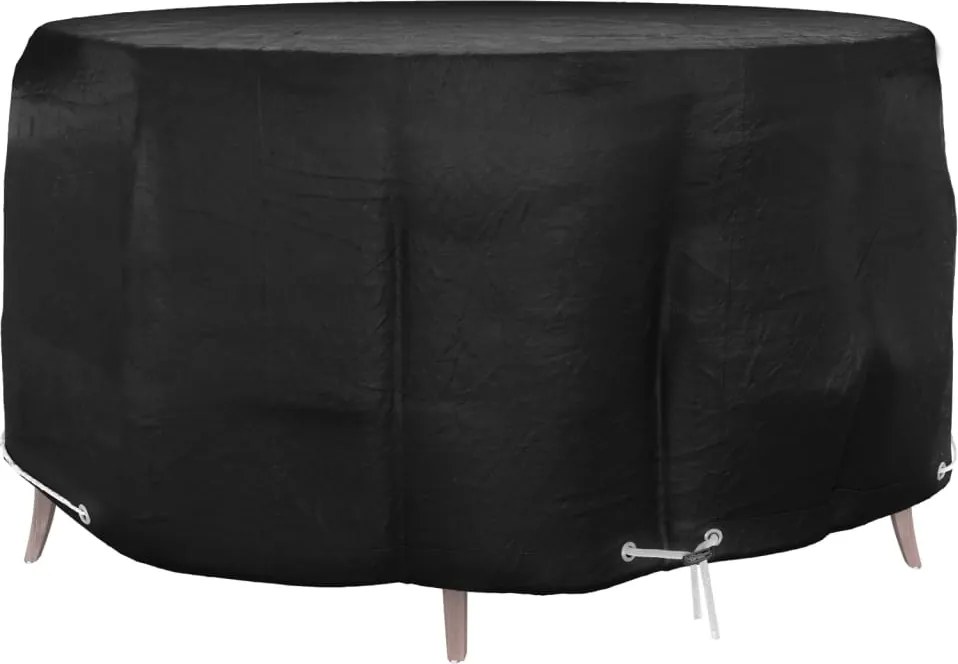 vidaXL Husă mobilier de grădină, 10 ocheți, rotund, Ø230x90 cm