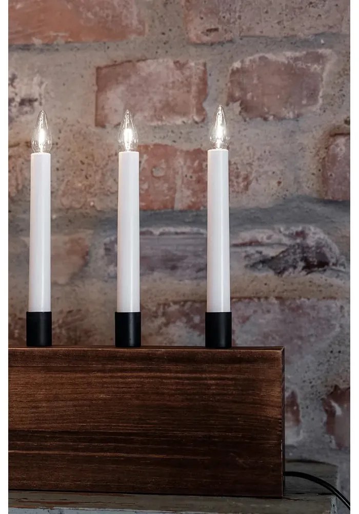 Decorațiune luminoasă de Crăciun maro Albero – Markslöjd