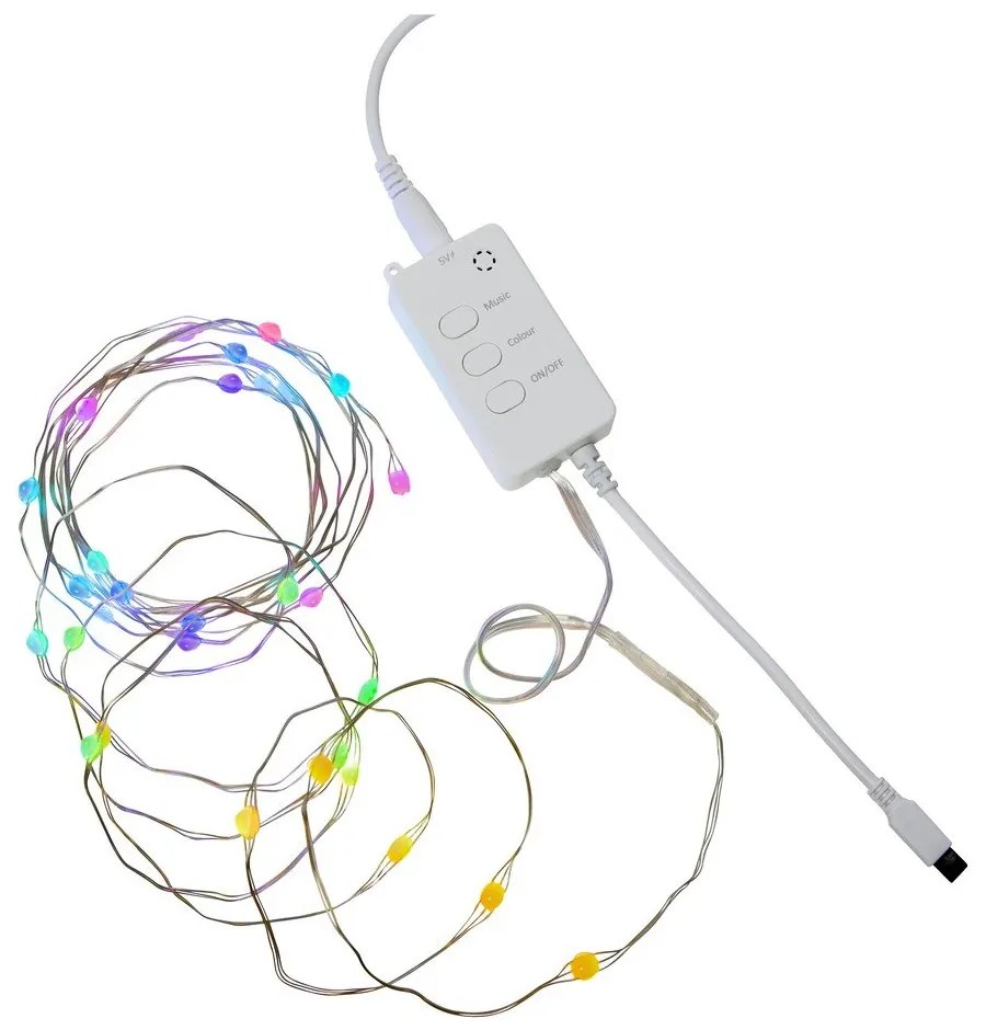 Ghirlandă luminoasă număr becuri 30 buc. cu USB lungime 300 cm Smart Strip – Star Trading