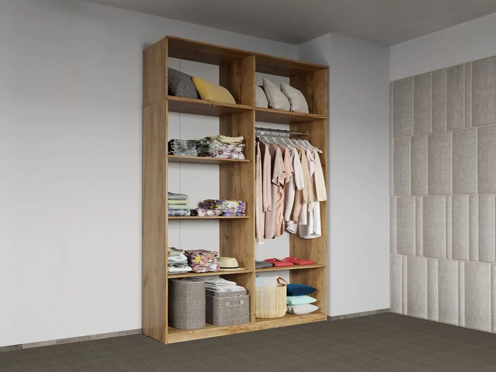 Set mobila dormitor 4 piese Stejar Levi C22