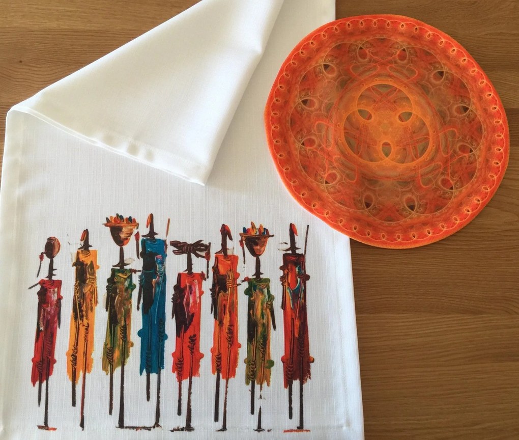 Napron African Men 45 x 140 cm