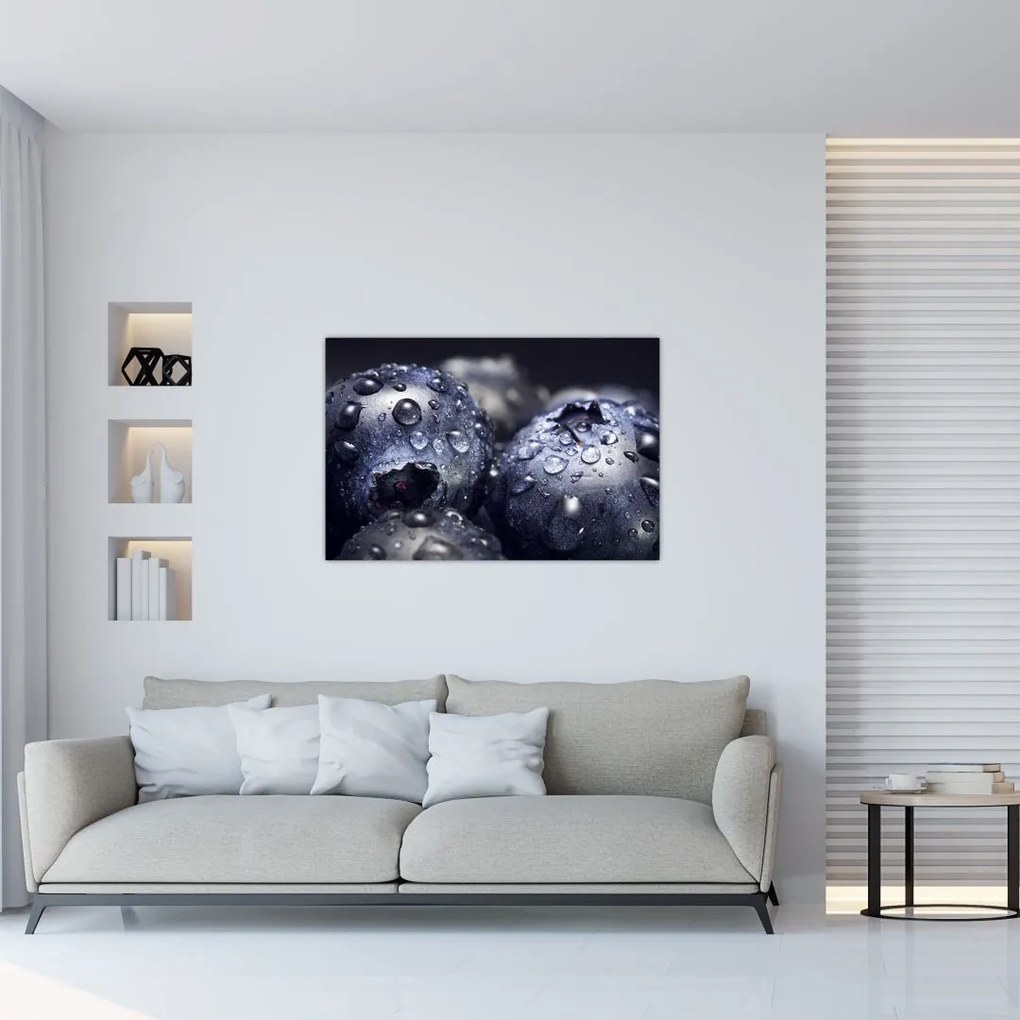 Tablou cu fructe cu picături de apă (90x60 cm)