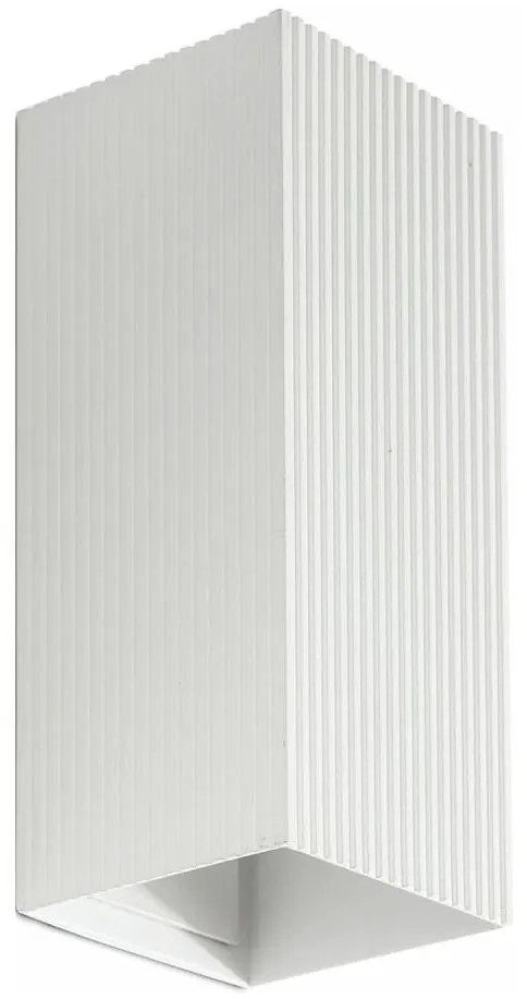 Aplică FARO 40565 SOLE 2xGU10/8W/230V alb canelat dreptunghiular