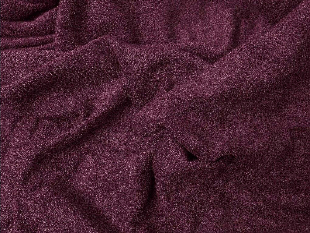 Cearsaf Frotir cu elastic EXCLUSIVE 160 x 200 cm visiniu