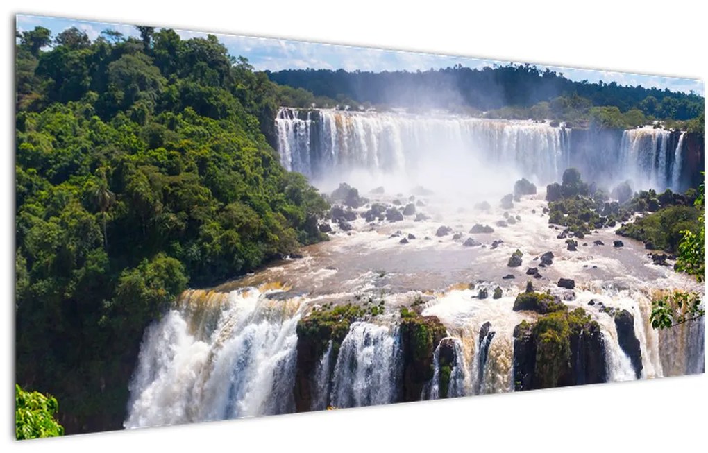 Tablou cu cascadele Iguass (120x50 cm)