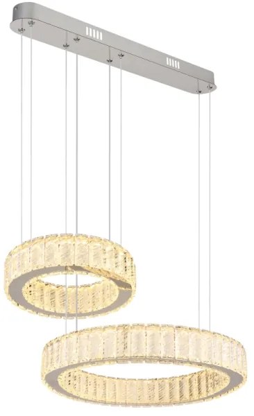 Lustră LED dimabilă pe cablu Globo 67162-80 MUCKY 80W/230V 2700-6000K + telecomandă