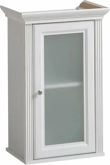 Dulap suspendat 48 cm cu 1 usa Comad Palace alb