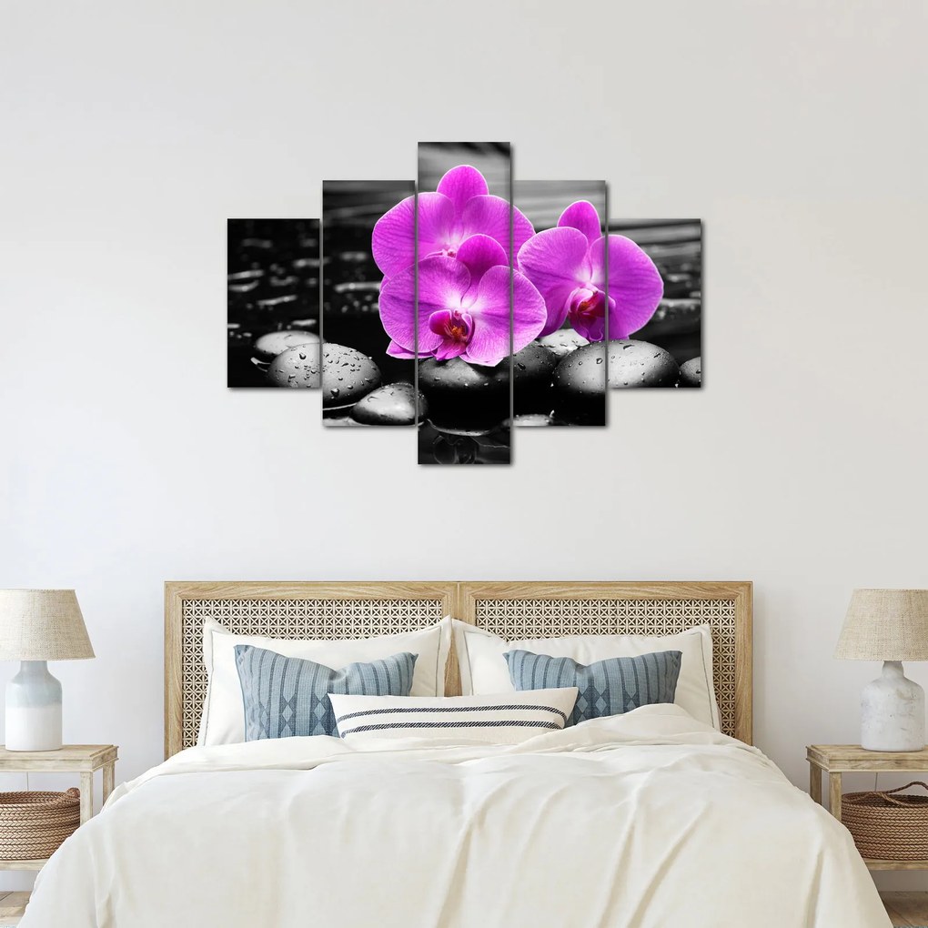 Tablou - Orhidee violet (150x105 cm)