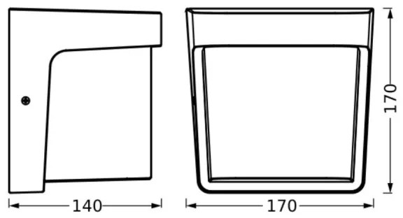 Aplică LED de exterior Ledvance ENDURA STYLE IHSAN LED/11W/230V IP65