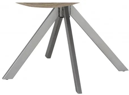 Scaun Rotativ Cu Brat Cloud , Maro, 59 Cm