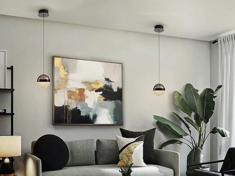 Lustra, Pendul LED design modern Orbes D15