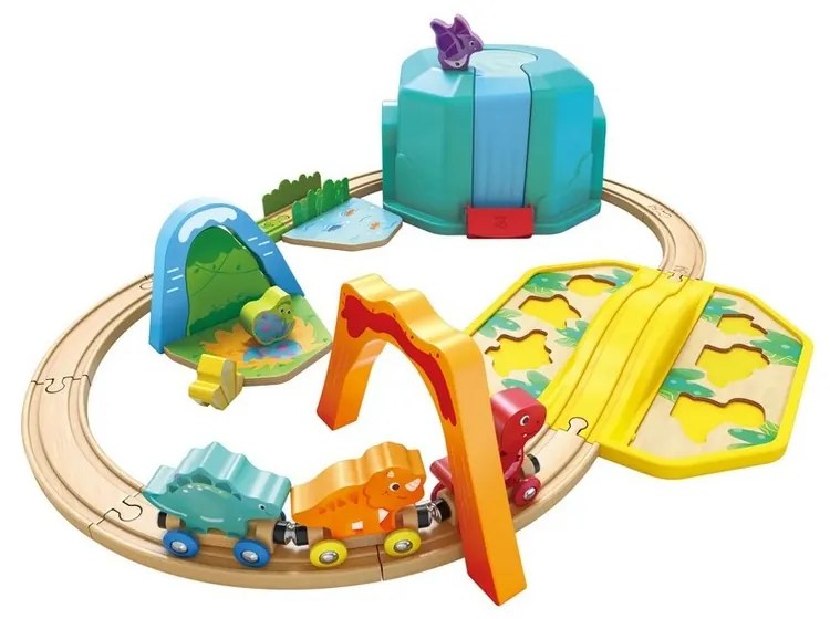 Pistă de tren Hape - dinozauri