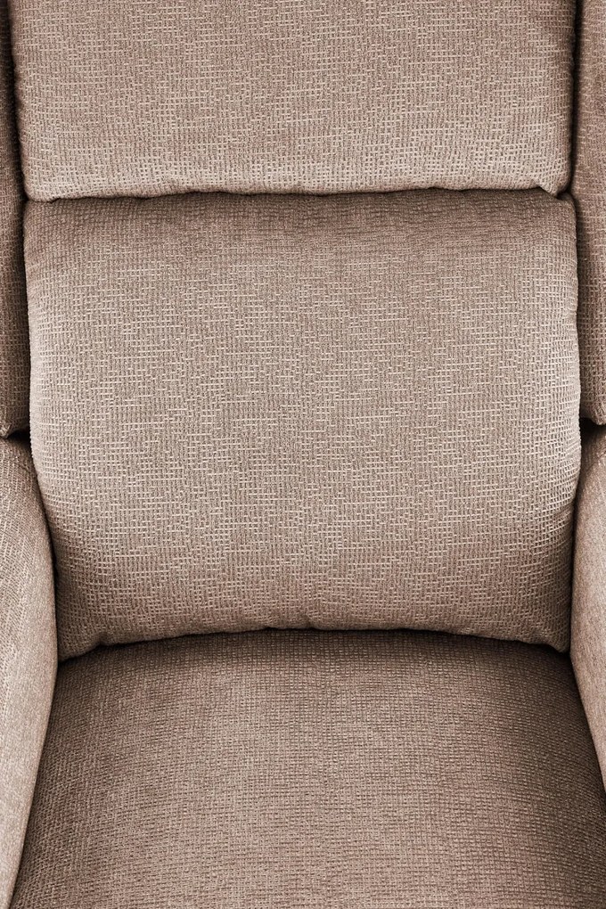 Fotoliu recliner cu functie de masaj Agustin M stofa bej