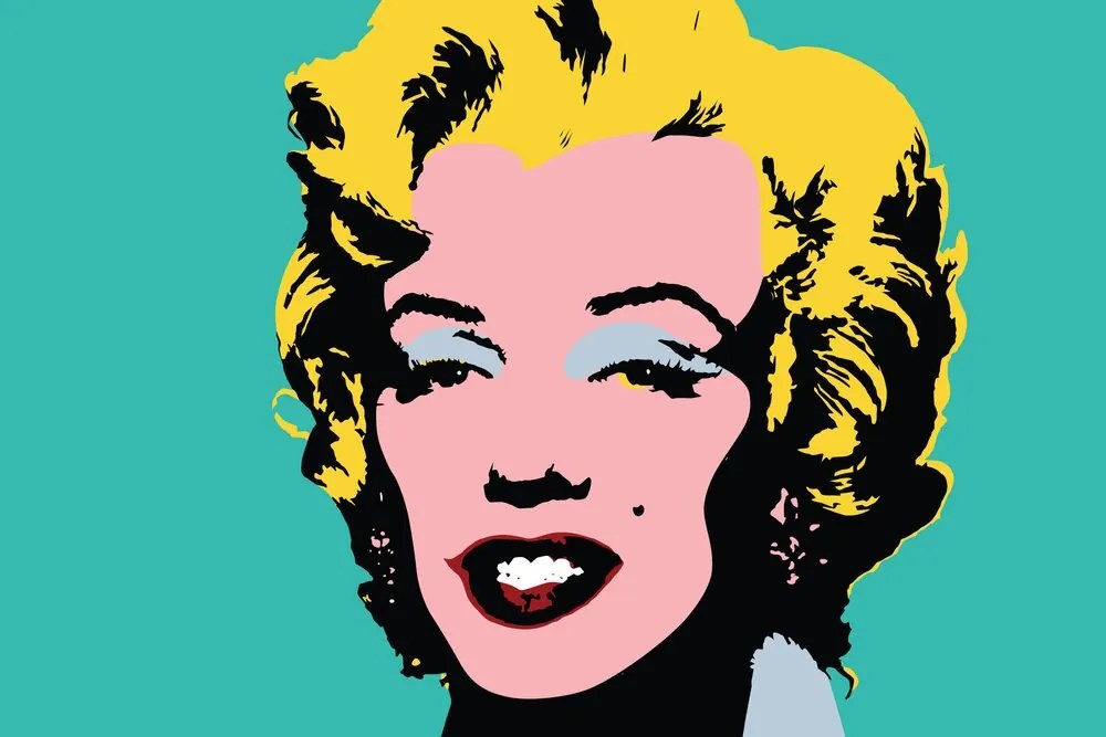 Tablou Marilyn Monroe emblematică în design pop art