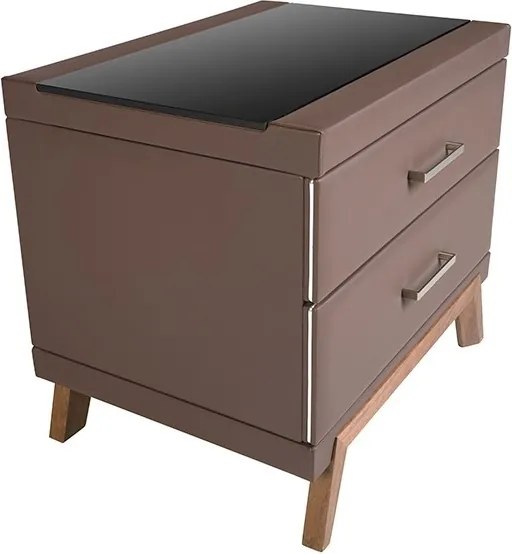 Noptiera eleganta design LUX Brown