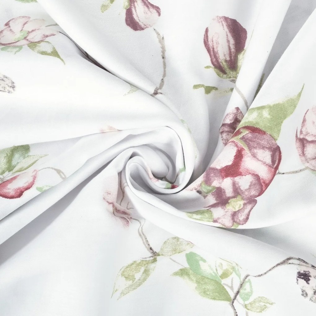 Lenjerie de pat Matex Satin Floare de măr , 140 x 200 cm, 70 x 90 cm