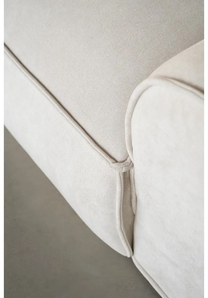 Șezlong modular alb (cu colț pe partea dreaptă) Flex Felix – Miuform