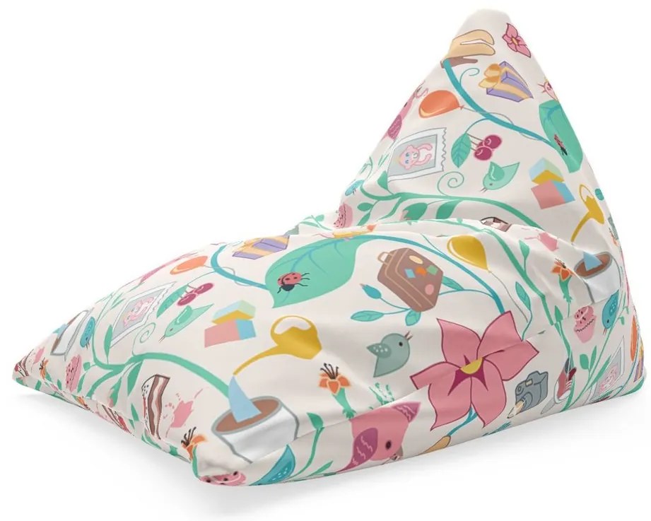 Sac de șezut Triangl pictură, colorat