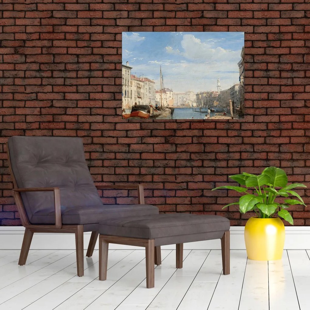Tablou - Richard Parkes Bonington, The Grand Canal, reproducere (70x50 cm)