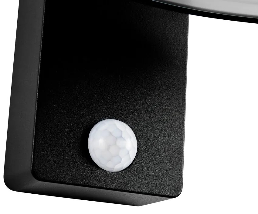 Aplica LED solara de exterior cu senzor de miscare IP44 Justina negru