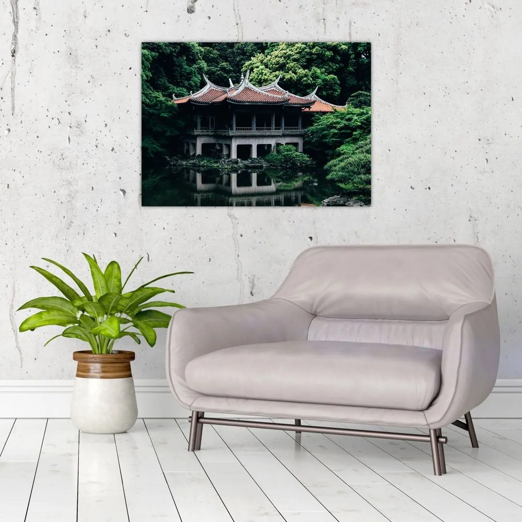 Tablou cu grădina japoneză națională (70x50 cm)