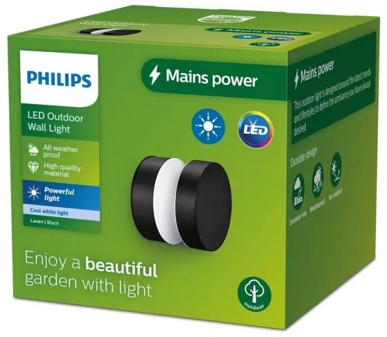 Aplică LED de exterior Philips LAVEN LED/6W/230V 4000K IP44