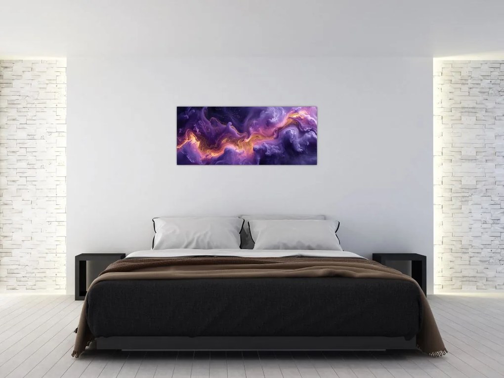 Tablou - Nebuloasa purpurie (120x50 cm)