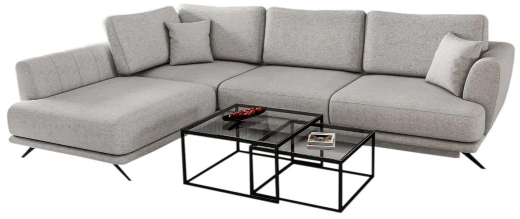 Supermobel Coltar extensibil LARDE, 276x90x191, Borneo 04, stanga