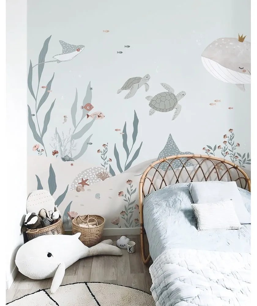 Tapet pentru copii 400 cm x 248 cm Dreamy Seabed – Lilipinso