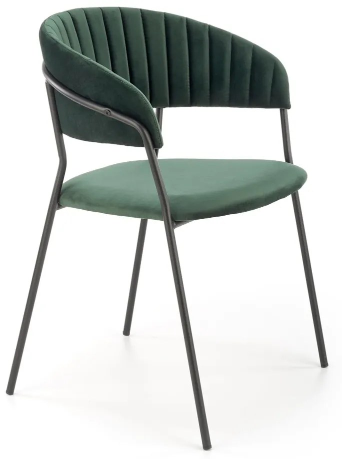 Scaun K426 Velvet Verde – l57 x A54 x H79 cm