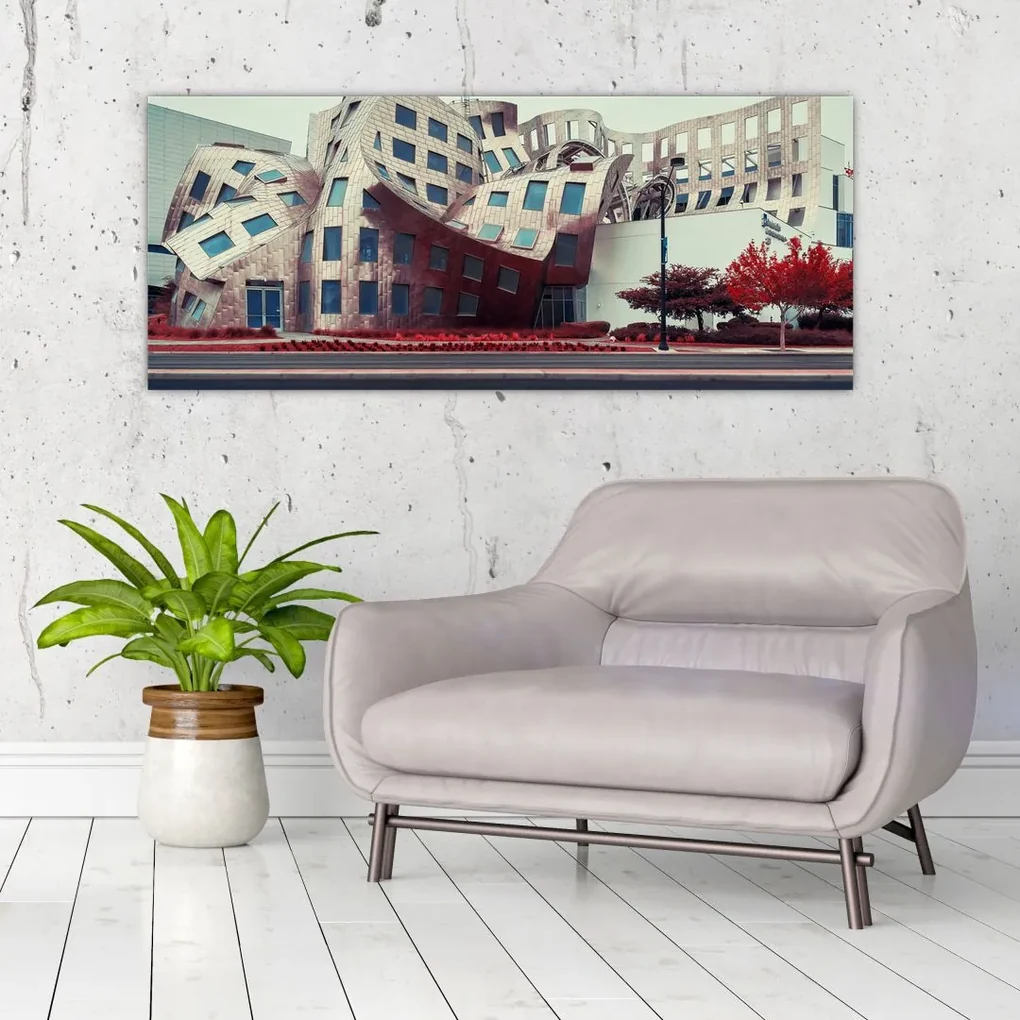 Tablou - construcție arhitectonică (120x50 cm), în 40 de alte dimensiuni noi