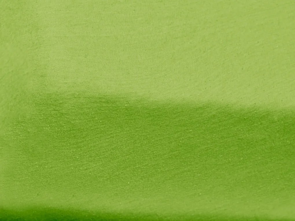Cearsaf Jersey pentru patut copii verde 60x120 cm