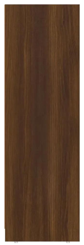 Dulap de baie, stejar maro, 30x30x95 cm, lemn prelucrat Stejar brun, 1