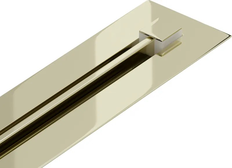Mexen Flat 360° Super Slim scurgere liniară rotativă 140 cm, Aurie - 1551140