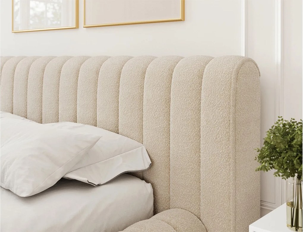 Pat lemn masiv Carilla 140/160/180x200 cm Personalizabil - Royal 18, 180x200