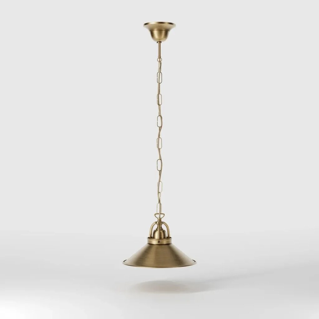 Pendul stil industrial din alama personalizabila Alice 25cm