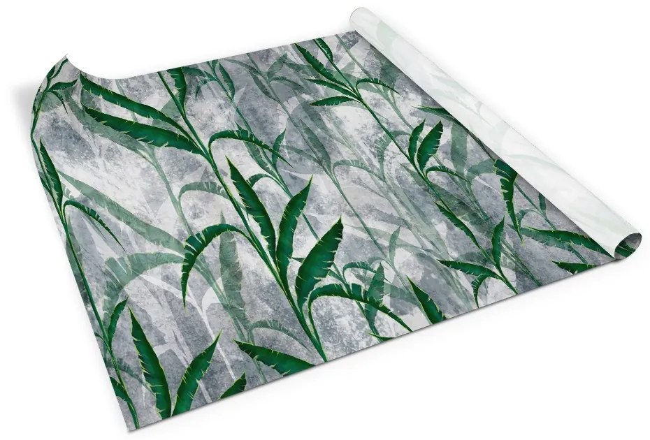 Tapet mobila Model loft vegetație tropicală