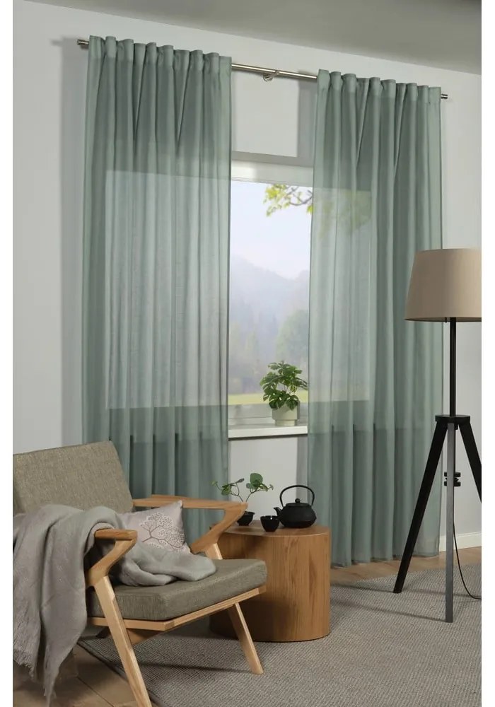Perdea verde 135x245 cm Zen Silence – Gardinia