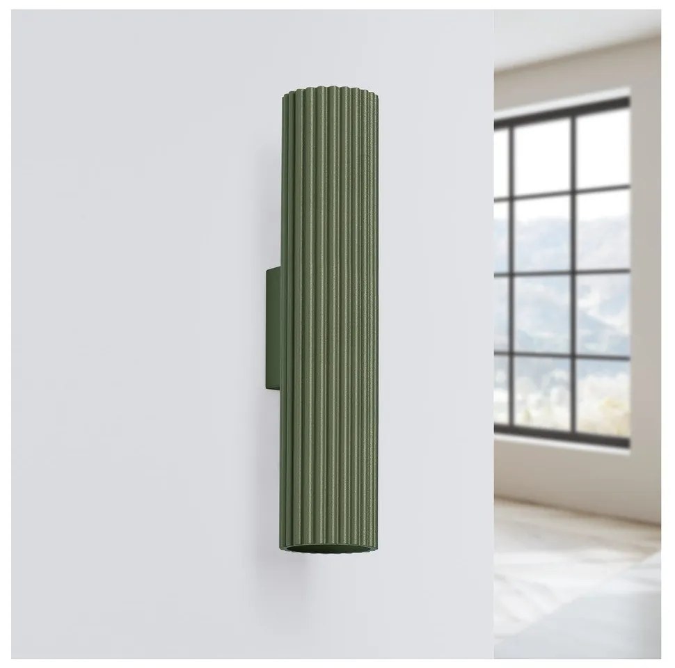 Aplică de perete verde Gleam – Sollux