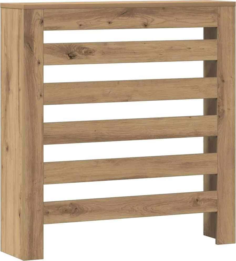 vidaXL Mască pentru calorifer stejar artizanal 78x20x82 cm lemn