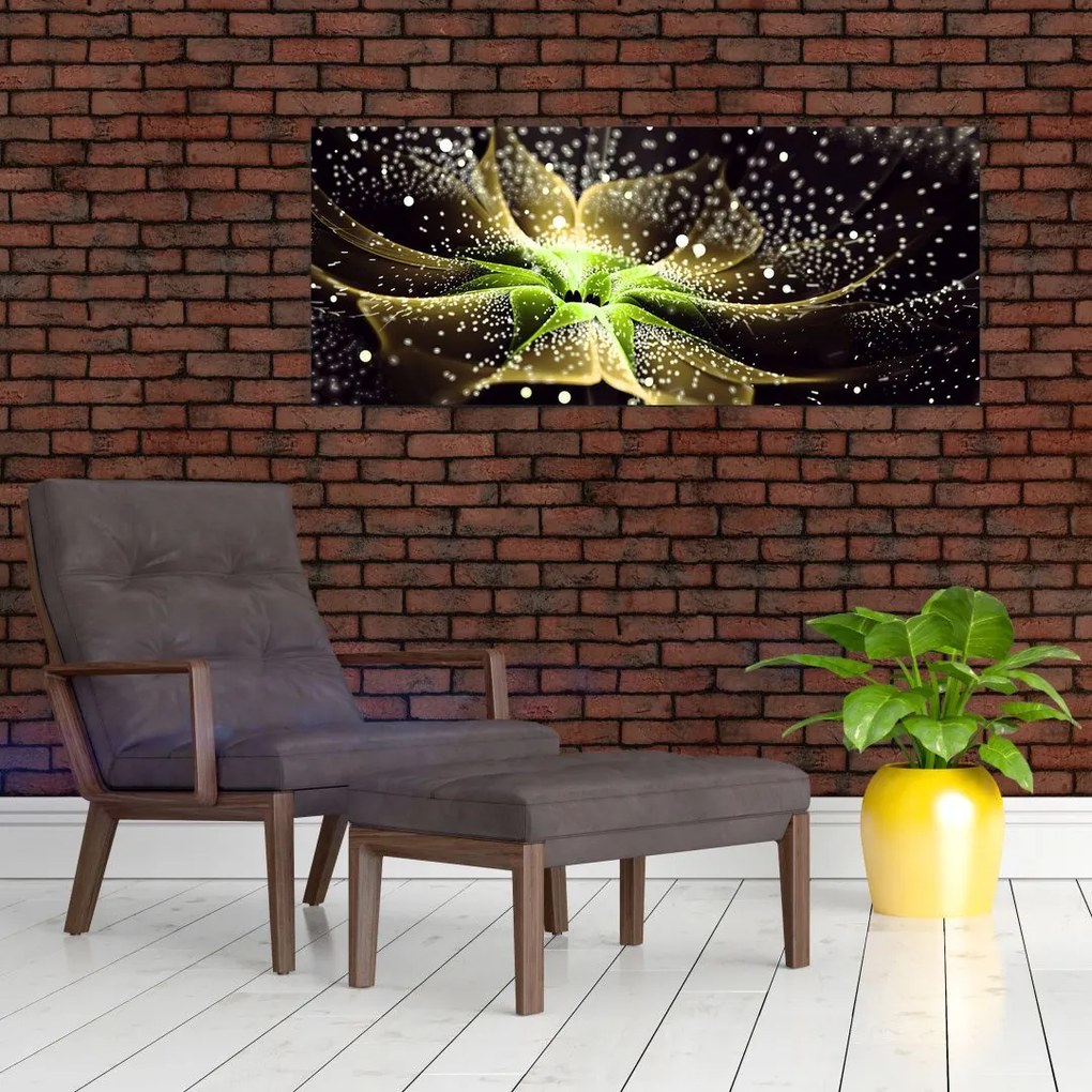 Tablou - Detaliu florii (120x50 cm)