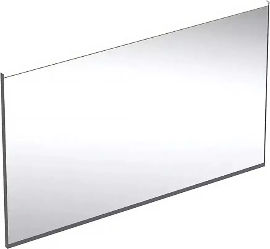 Oglinda cu iluminare si dezaburire Geberit Option Plus Square 120 cm negru - aluminiu eloxat