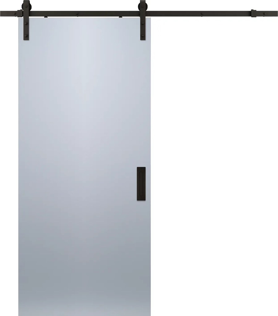 Usa hambar glisanta Barn Door Nu, Alb, Folie Decor
